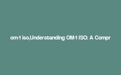 om-1 iso,Understanding OM-1 ISO: A Comprehensive Guide