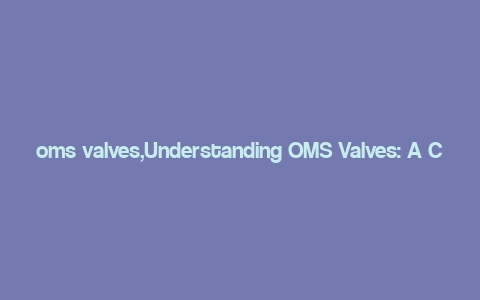 oms valves,Understanding OMS Valves: A Comprehensive Guide