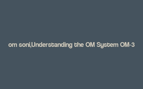 om soni,Understanding the OM System OM-3: A Comprehensive Overview