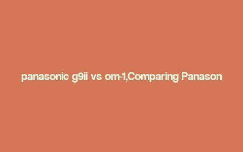 panasonic g9ii vs om-1,Comparing Panasonic G9 II vs OM-1: A Detailed Multi-Dimensional Overview