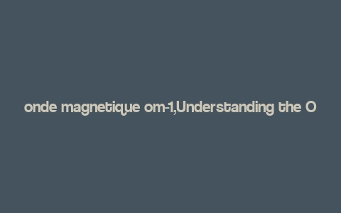 onde magnetique om-1,Understanding the Onde Magnetique Om-1: A Comprehensive Overview