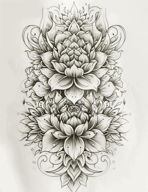 lotus flower and om tattoo,Lotus Flower and Om Tattoo: A Detailed Guide